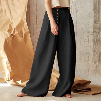Priviett - Cotton Linen Baggy Pants
