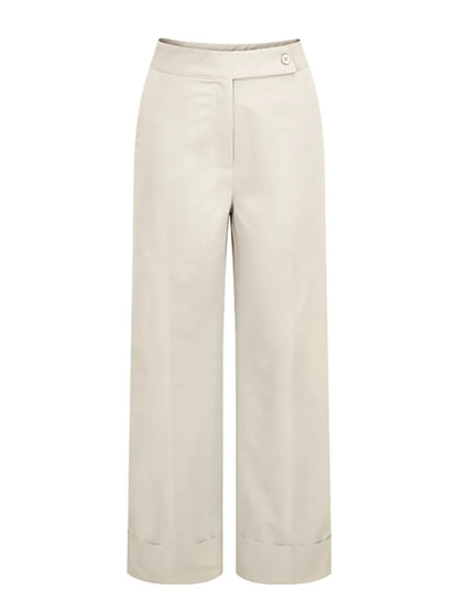 Priviett - High Waist Wide Leg Pants