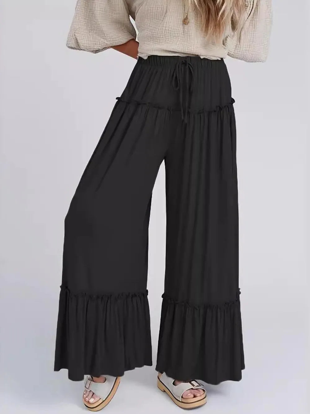 Priviett - High waisted casual pants