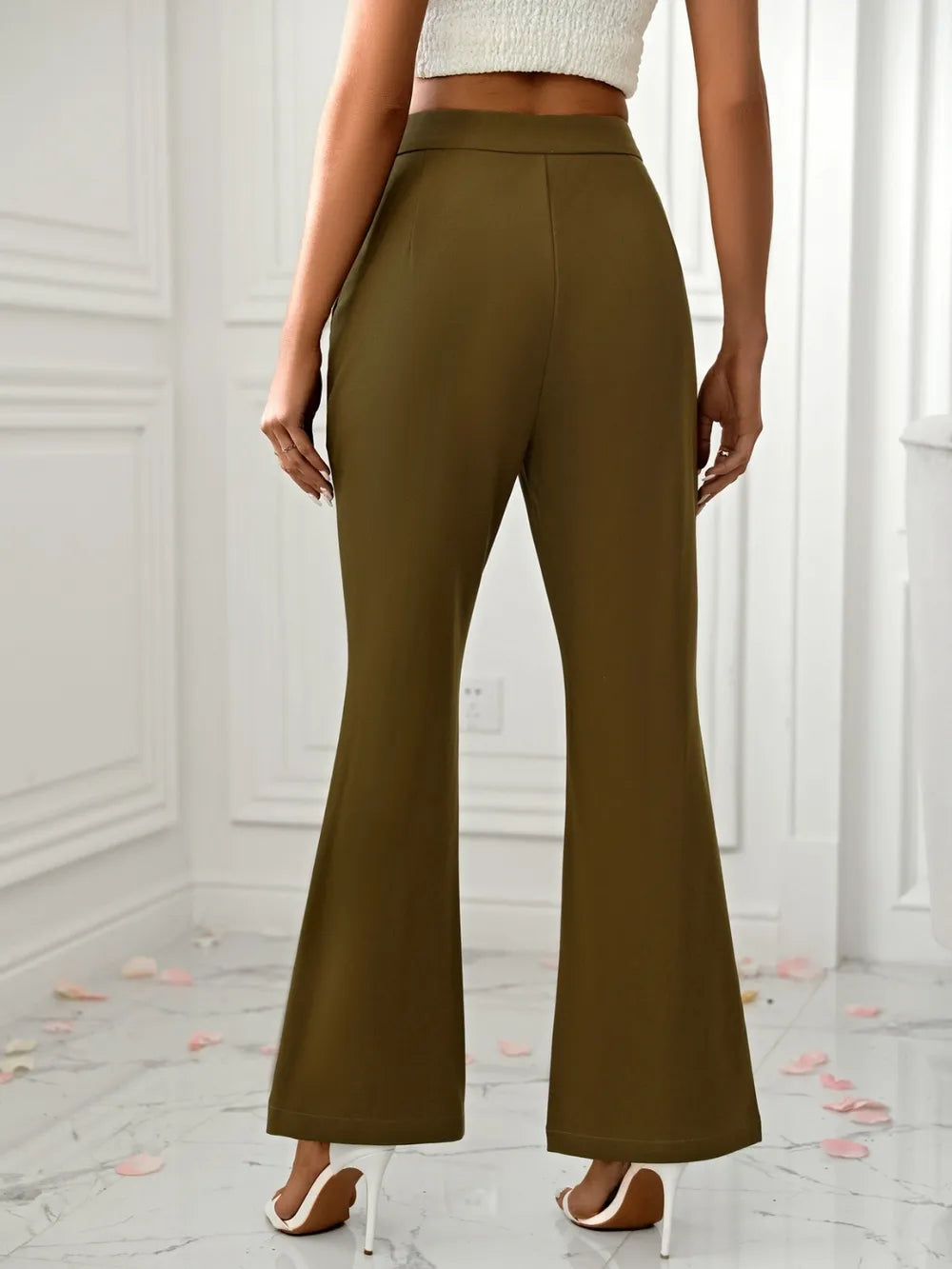 Priviett - Slit Flare Pants