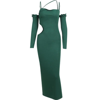 Priviett - Hollow Out Waist Slim Dress