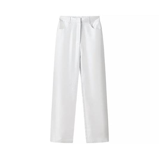 Priviett - high waisted straight leg  pants