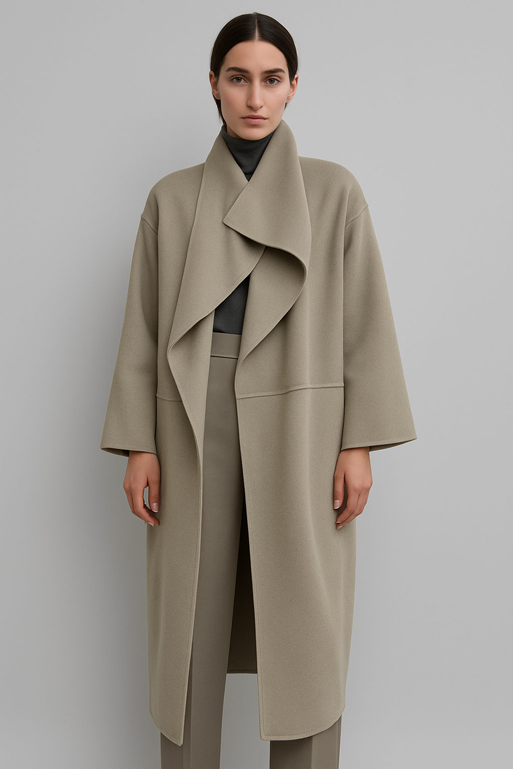 Priviett - Tote Wool Long Coat