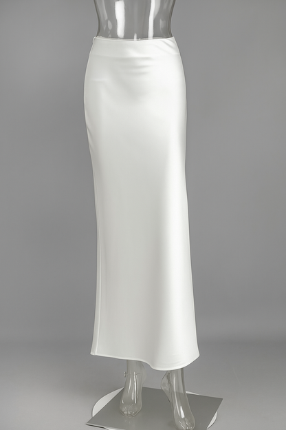 Priviett - High-Waisted Maxi Skirt