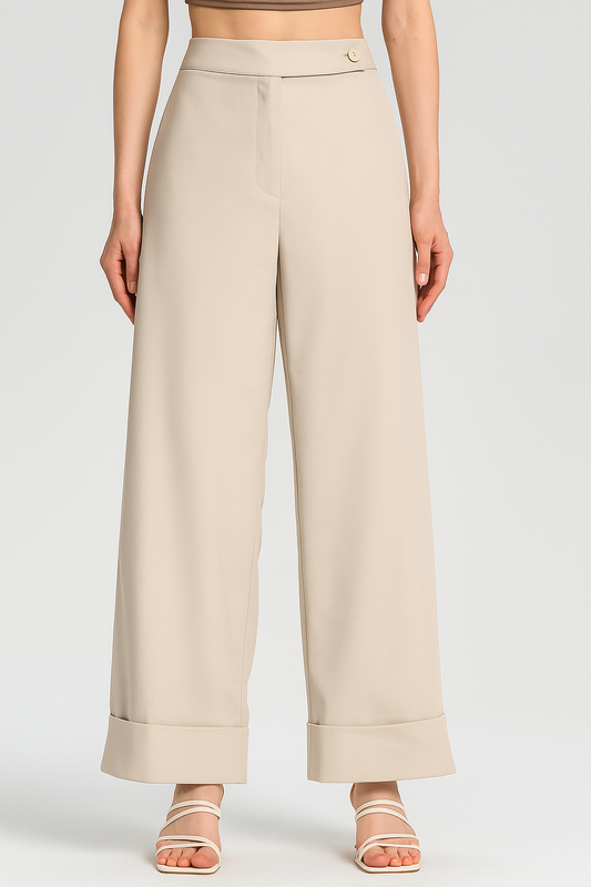 Priviett - High Waist Wide Leg Pants
