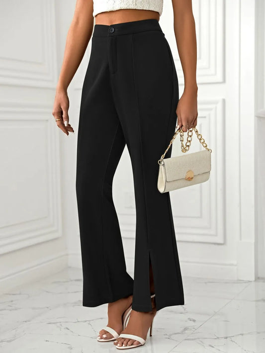 Priviett - Slit Flare Pants