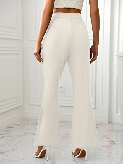 Priviett - Slit Flare Pants