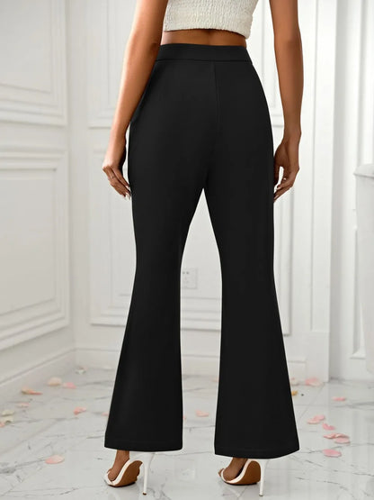 Priviett - Slit Flare Pants